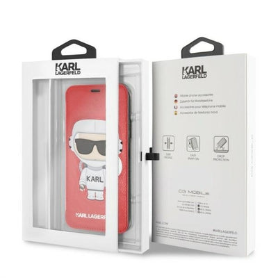 Karl Lagerfeld Karl Space Cosmonaut iPhone X/XS Case - Red