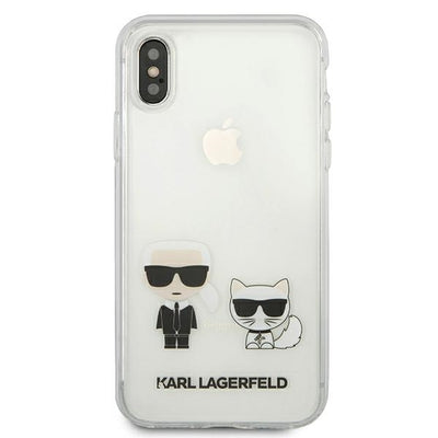 Karl Lagerfeld Karl & Choupette iPhone Xs Max Case - Transparent