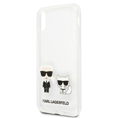 Karl Lagerfeld Karl & Choupette iPhone Xs Max Case - Transparent
