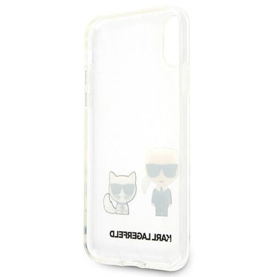 Karl Lagerfeld Karl & Choupette iPhone Xs Max Case - Transparent