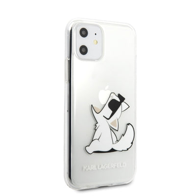 Karl Lagerfeld Choupette Fun iPhone 11 / Xr Case - Transparent