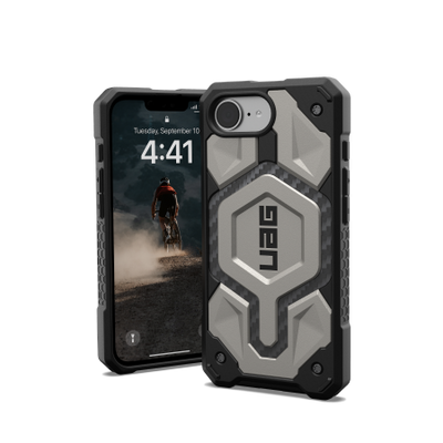 UAG Monarch Pro MagSafe case for iPhone 16e - titanium