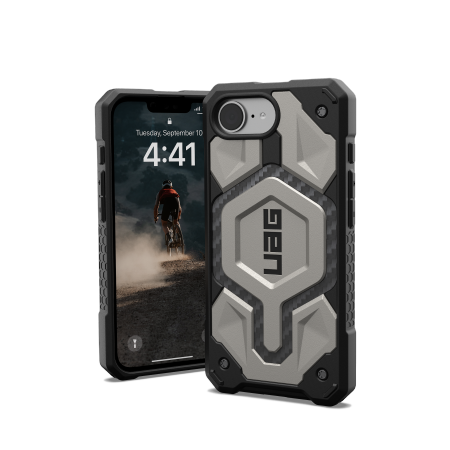 UAG Monarch Pro MagSafe case for iPhone 16e - titanium