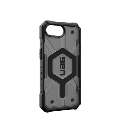 UAG Pathfinder Clear MagSafe iPhone 16e Case - Gray/Black