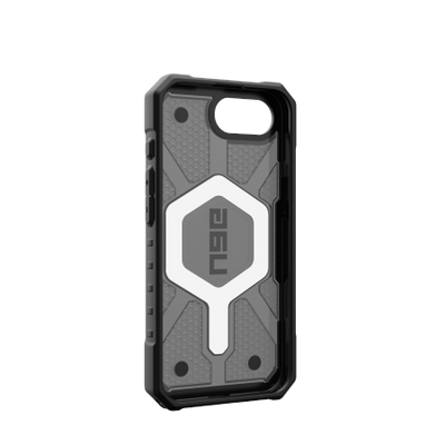 UAG Pathfinder Clear MagSafe iPhone 16e Case - Gray/Black