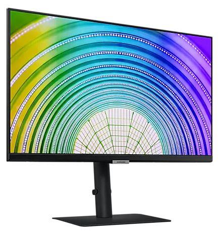 LCD Monitor SAMSUNG S24A600U 24" Panel IPS 2560x1440 16:9 75Hz 5 ms Swivel Pivot Height adjustable Tilt Colour Black LS24A600UCUXEN