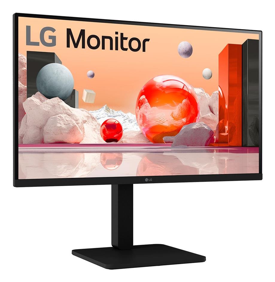 LCD Monitor LG 27" Panel IPS 1920x1080 16:9 100Hz Matte Speakers Swivel Pivot Height adjustable Tilt Colour Black 27BA550-B