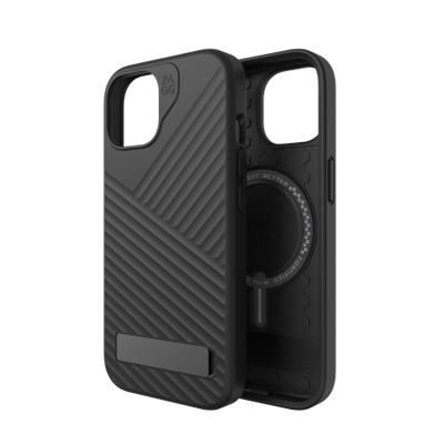 ZAGG Denali Snap KS MagSafe Case with Stand for iPhone 15 / 14 / 13 - Black