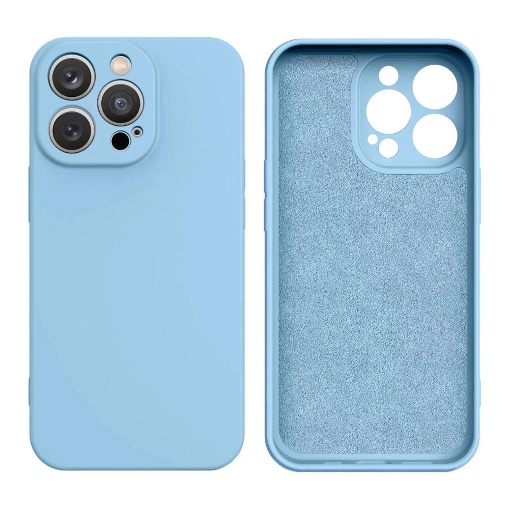 Silicone Case for iPhone 16e / 17e - Blue — Hurtel