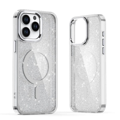 Glitter Case with MagSafe for Samsung Galaxy A16 5G - White — Hurtel