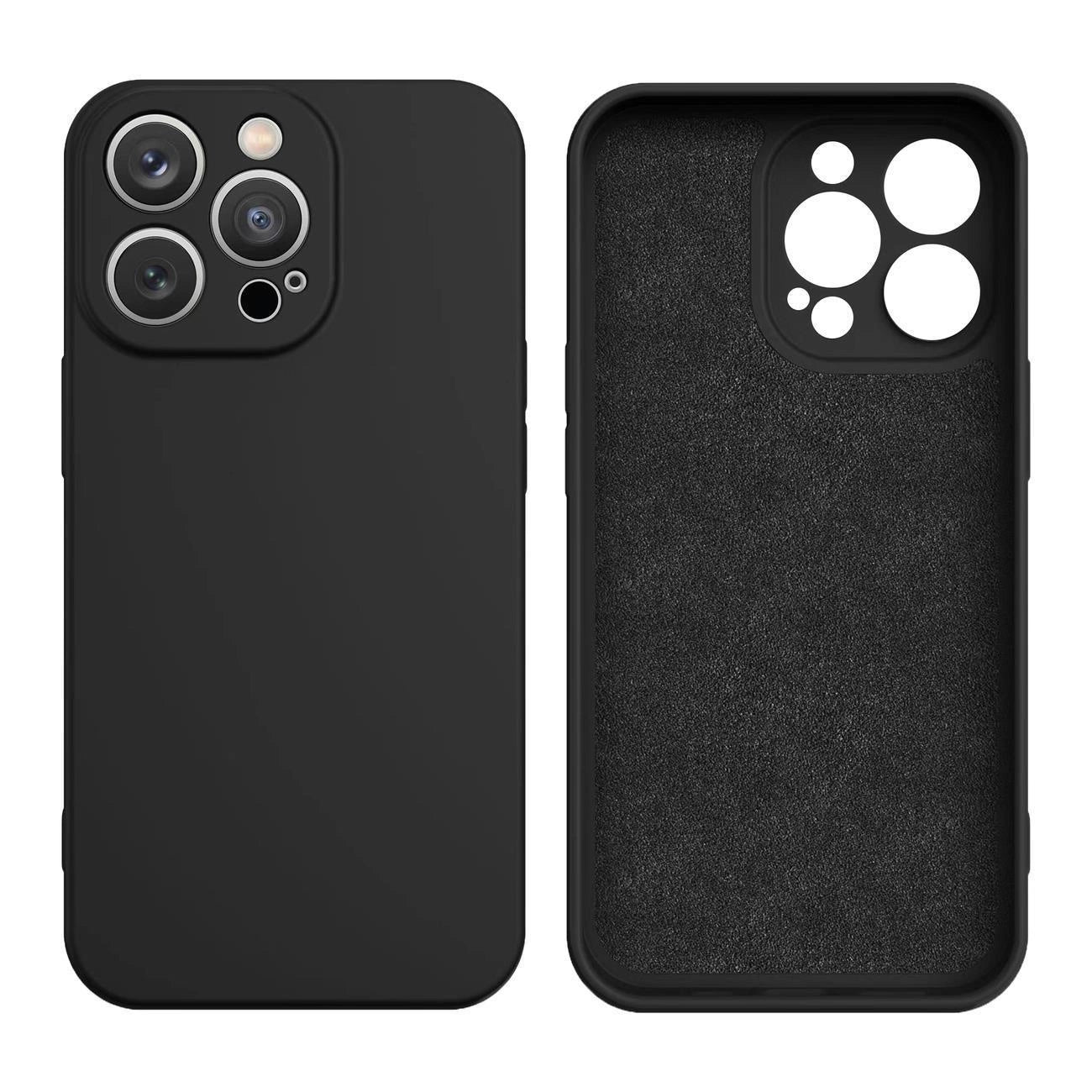 Silicone Case for Samsung Galaxy A56 5G - Black — Hurtel