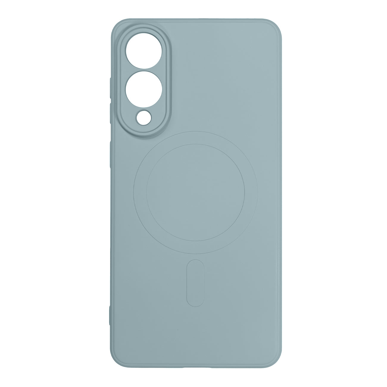 Liquid Silicone Case with MagSafe for Samsung Galaxy S25 Edge - light blue — Hurtel