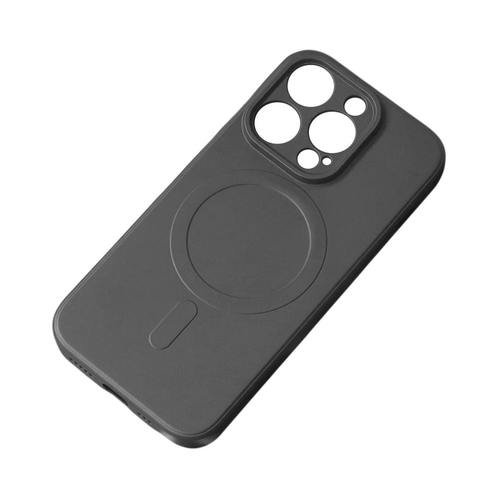 Samsung Galaxy S25 Edge Silicone Case with MagSafe - Black — Hurtel