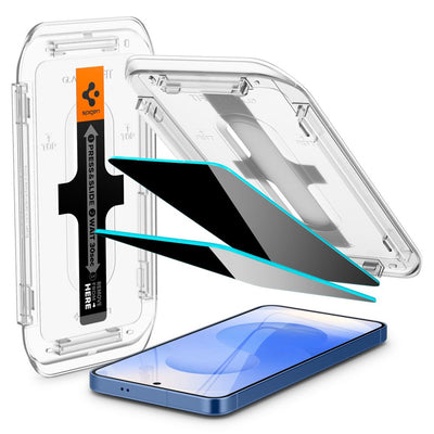 Spigen Glas.TR "Ez Fit" Privacy HD 2-pack privacy glass for Samsung Galaxy S24 / S25