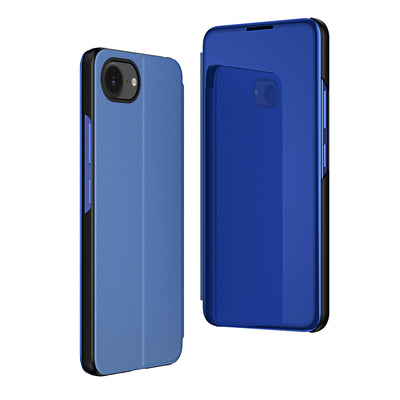 Clear View Case for iPhone 16e / 17e Flip Cover - Blue — Hurtel