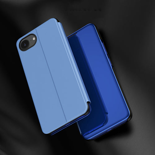 Clear View Case for iPhone 16e / 17e Flip Cover - Blue — Hurtel