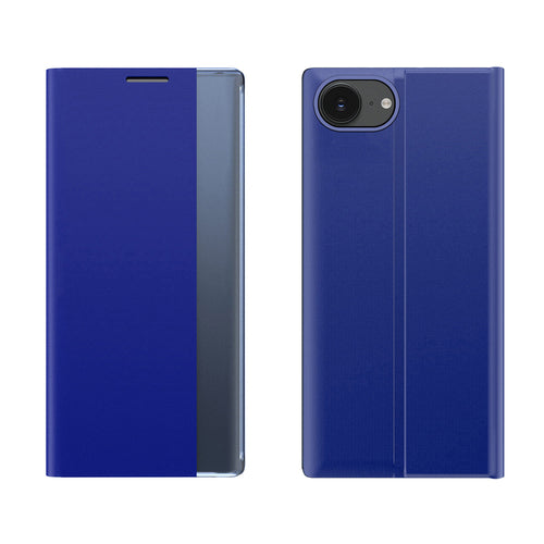 New Sleep Case with a flap and stand for iPhone 16e / 17e - blue — Hurtel