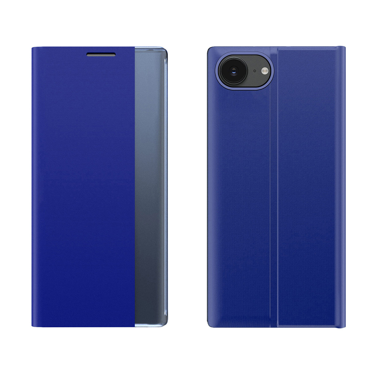 New Sleep Case with a flap and stand for iPhone 16e / 17e - blue — Hurtel
