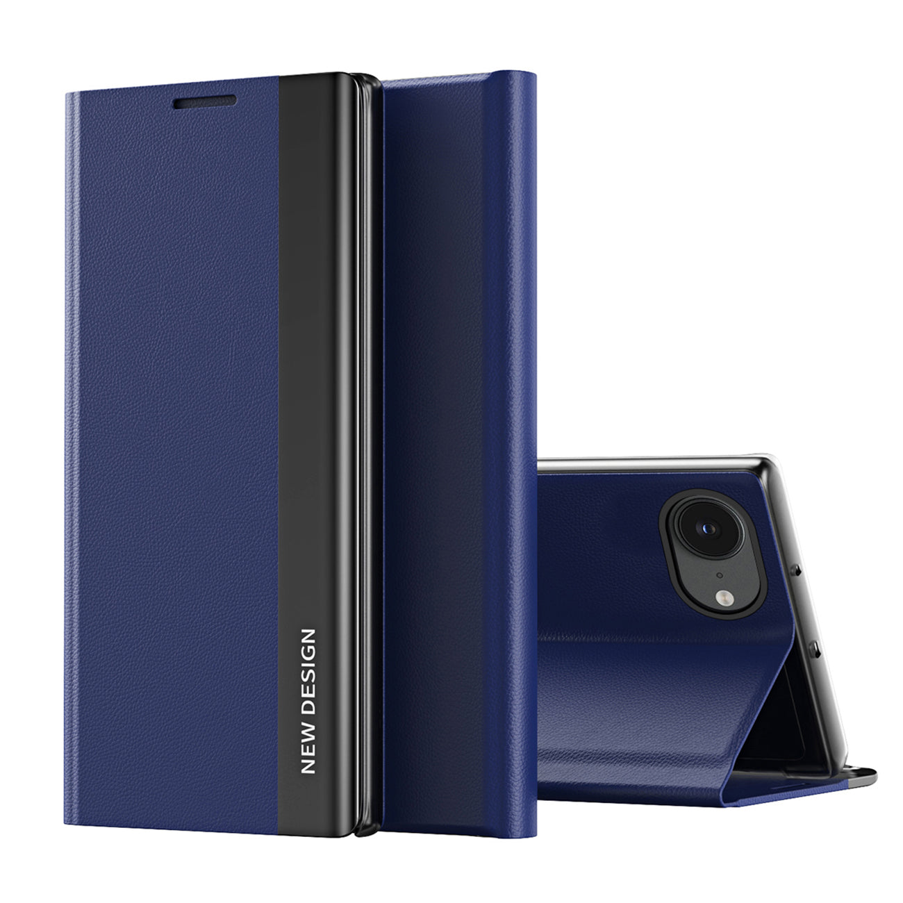 Sleep Case Pro for iPhone 16e / 17e with flap and stand - blue — Hurtel