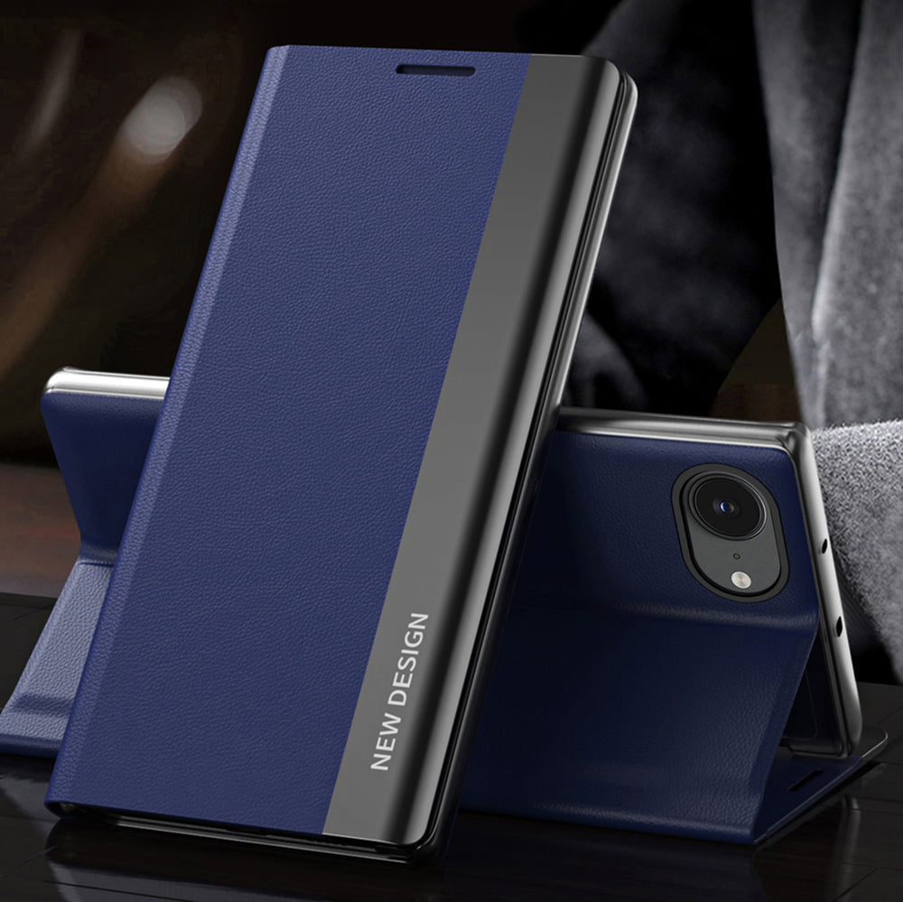Sleep Case Pro for iPhone 16e / 17e with flap and stand - blue — Hurtel