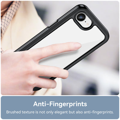 Outer Space Case for iPhone 16e / 17e with Flexible Frame - Black — Hurtel