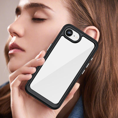 Outer Space Case for iPhone 16e / 17e with Flexible Frame - Black — Hurtel