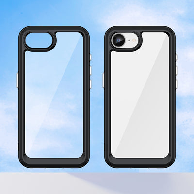 Outer Space Case for iPhone 16e / 17e with Flexible Frame - Black — Hurtel