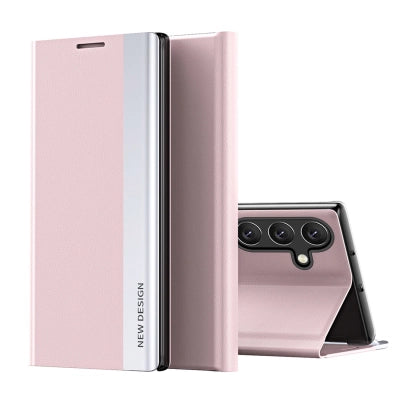 Sleep Case Pro for Samsung Galaxy S25 Edge with Flip and Stand - Pink — Hurtel
