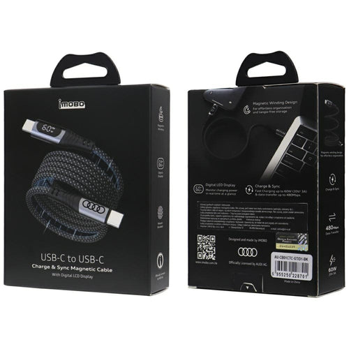 USB-C / USB-C Audi 2.0 Cable 20V 3A 60W - Black