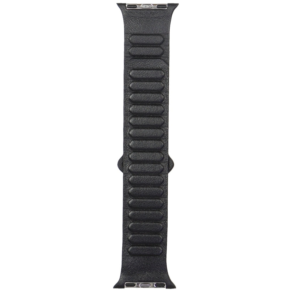 Audi Logo Genuine Leather Magnetic Ring Strap for Apple Watch 40 / 41 / 42 mm - Black