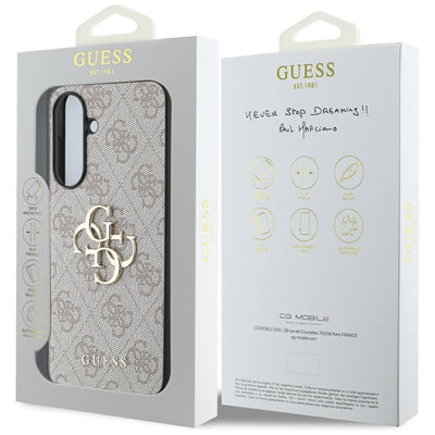 Guess Big 4G Logo Classic Logo Case for Samsung Galaxy A56 - Pink