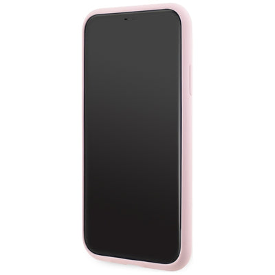Karl Lagerfeld Silicone Karl&Choupette MagSafe iPhone 11 Case - Pink
