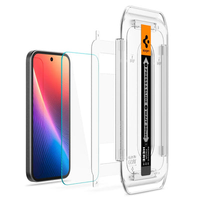 Spigen Glas.TR "Ez Fit" Tempered Glass 2-pack for Google Pixel 9A - Clear