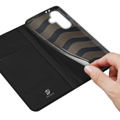 Dux Ducis Skin Pro Case for Samsung Galaxy A36 5G / A56 5G with Flip and Card Slot - Black