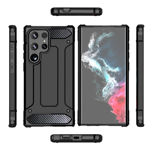 Hybrid Armor Case for Xiaomi Redmi Note 14 5G - Black — Hurtel