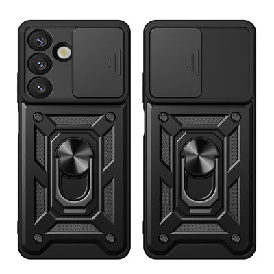 Hybrid Armor Camshield Case with Stand and Camera Cover for OnePlus Ace Pro 5G / 10T 5G - Black — Hurtel