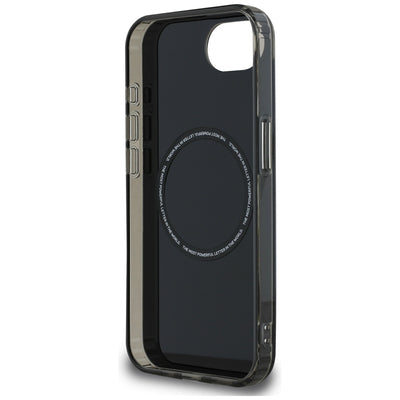BMW IML Metal White Circle MagSafe iPhone 16e Case - Black