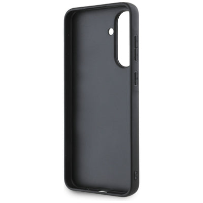 Karl Lagerfeld Saffiano Case w/ K&C Metal Logo for Samsung Galaxy A56 - Black