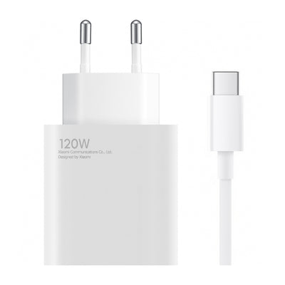 Xiaomi BHR9462EU 120W 6A USB-A Wall Charger with USB-C Cable - White