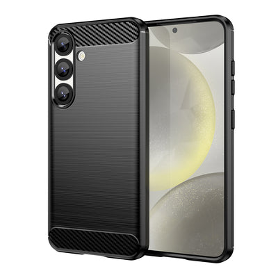 Carbon Case Flexible Silicone for Xiaomi Redmi Note 14S - Black — Hurtel