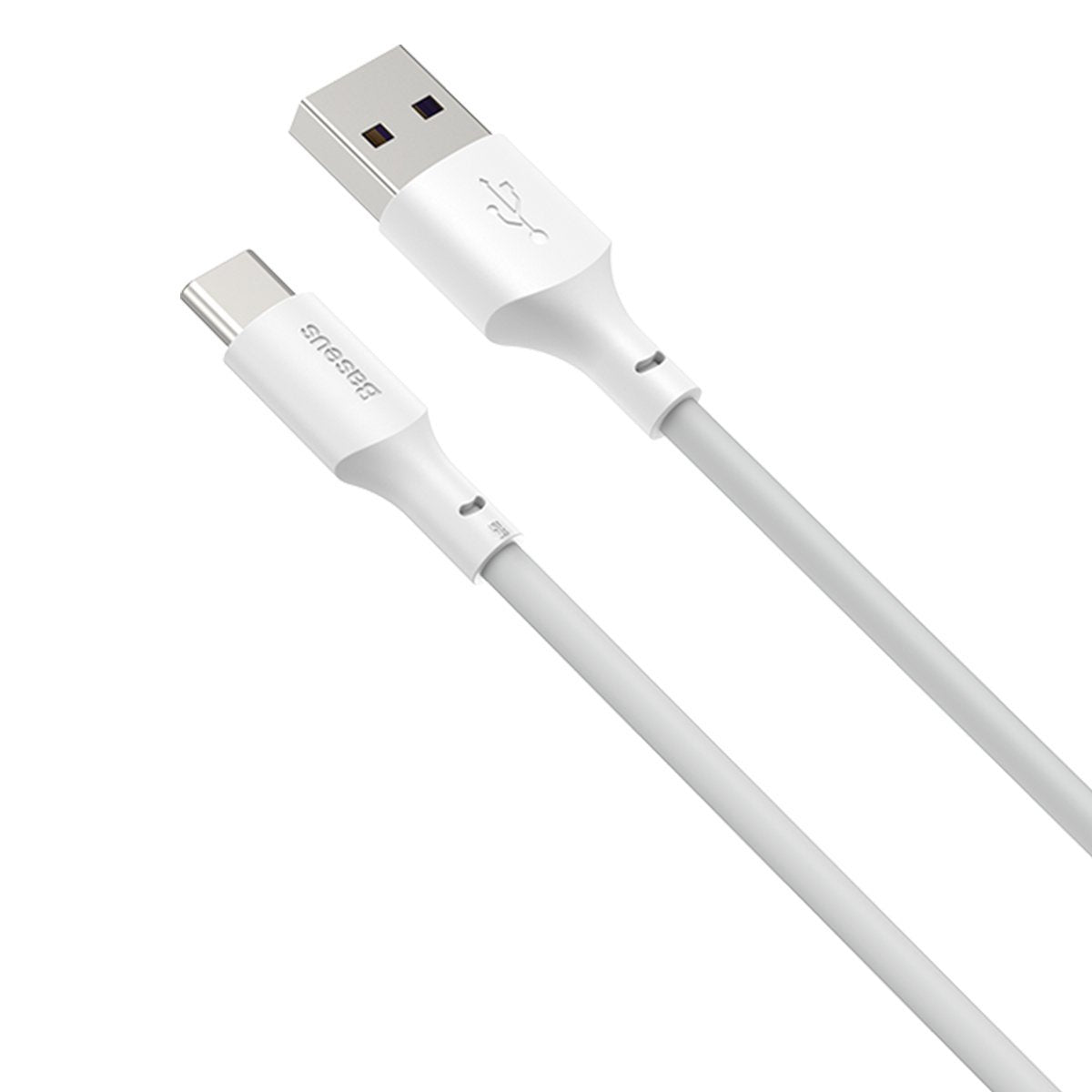 Baseus Simple Wisdom Data Cable Kit USB to Type-C 5A (2PCS/Set)1.5m White - Product Image 4