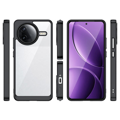 Outer Space Case with Gel Frame for Xiaomi Poco F7 Ultra - Black — Hurtel