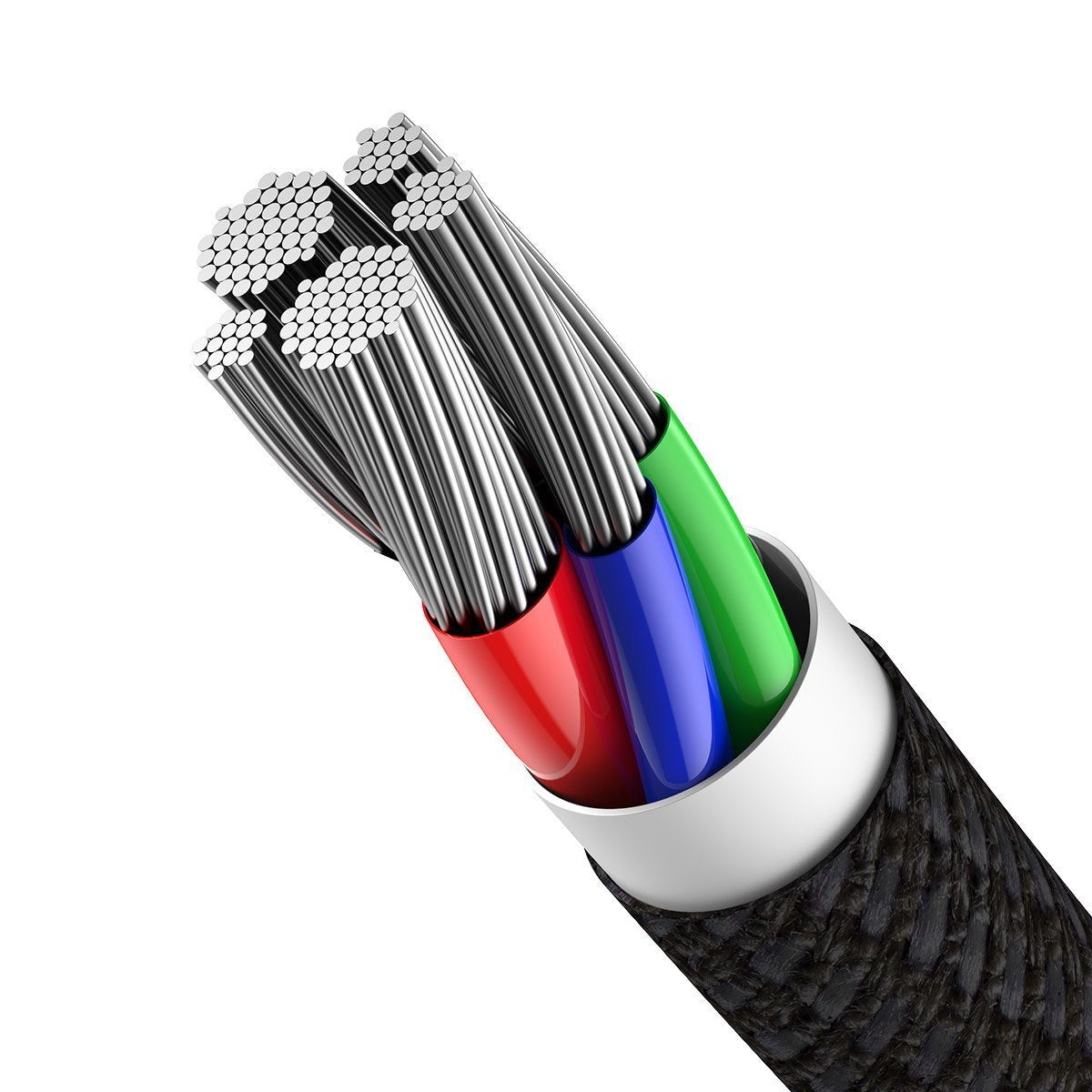 Baseus High Density Braided Cable Type-C to Lightning, PD, 20W, 1m (Black) - Product Image 5