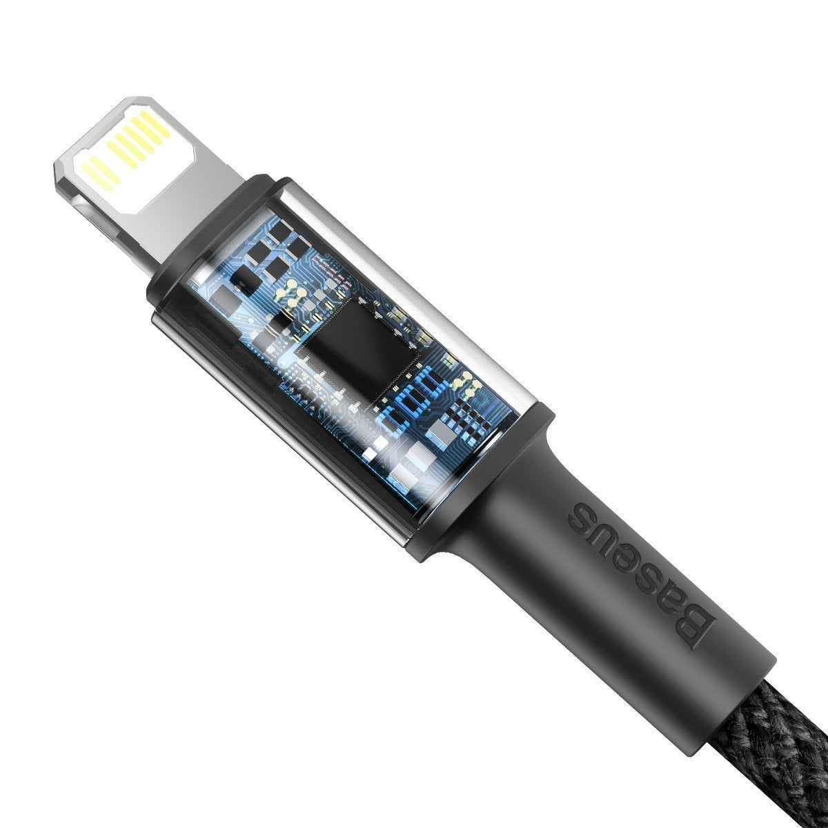 Baseus High Density Braided Cable Type-C to Lightning, PD, 20W, 2m (Black) - Product Image 4