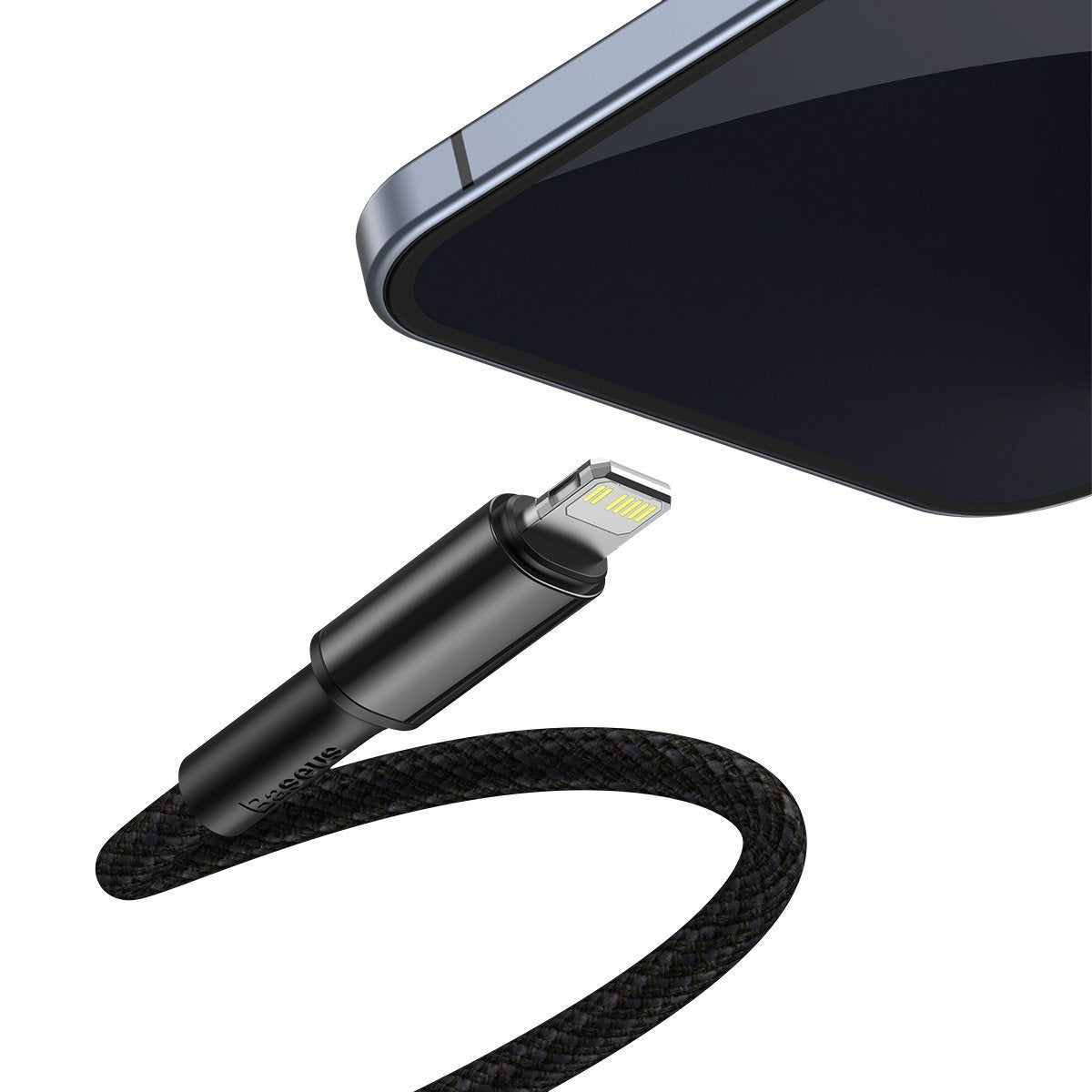 Baseus High Density Braided Cable Type-C to Lightning, PD, 20W, 2m (Black) - Product Image 6