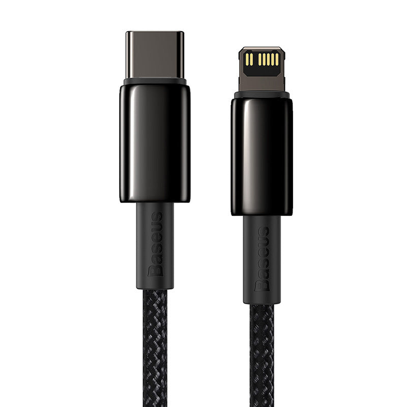 Baseus Tungsten Gold Cable Type-C to iP PD 20W 1m (black) - Product Image 3