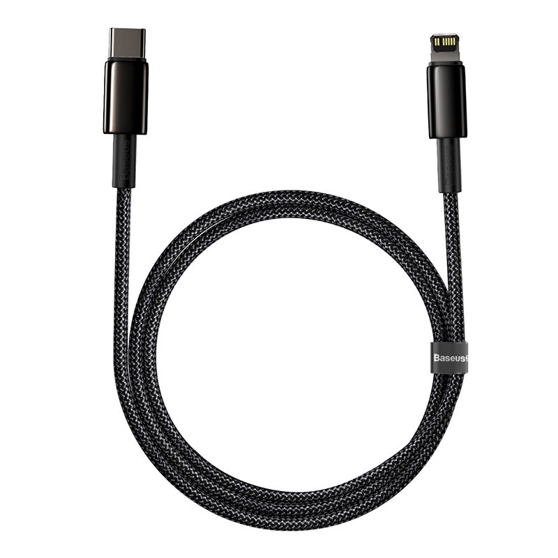Baseus Tungsten Gold Cable Type-C to iP PD 20W 1m (black) - Product Image 2