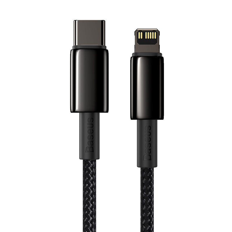 Baseus Tungsten Gold Cable Type-C to iP PD 20W 2m (black) - Product Image 3