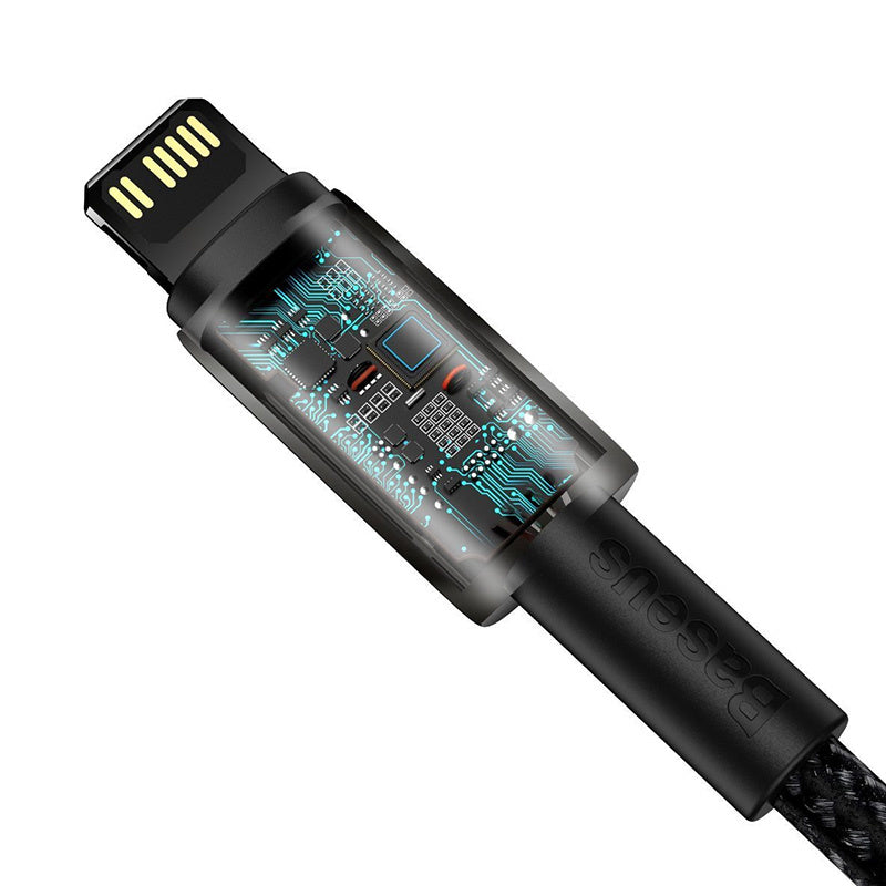 Baseus Tungsten Gold Cable Type-C to iP PD 20W 2m (black) - Product Image 5