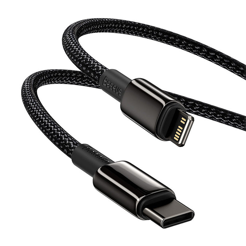 Baseus Tungsten Gold Cable Type-C to iP PD 20W 2m (black) - Product Image 6